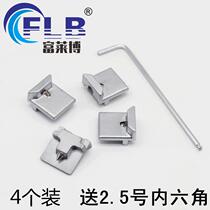 Broken Bridge casement window lock seat lock point aluminum alloy doors and windows old 50 series window frame lock buckle buckle buckle accessories