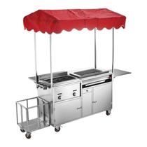 Kwantung cooking snack car equipment stall car machine commercial cart teppanyaki multifunctional dining car night market barbecue truck
