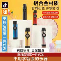 Douyin with the same metal kazoo professional playing Kazoo zuka without learning beginners niche guitar Yuke