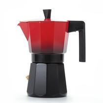 Double Valves High Pressure Tint Espresso Coffee Maker Mocarpot Italy Home Hand Sprinter Style Appliances Suit High-end Quality