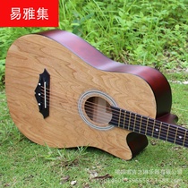 New 38-inch spotted horse wood buffoolu Sharbili wood guitar new hand introductory exercise violin jita