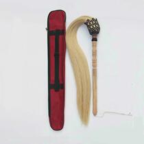 True Tai Chi supplies dust eunuch Taoism Taoist support dust peach wood horsetail jujube wood floating dust drama