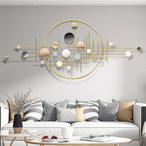 Light luxury wrought iron wall decoration living room sofa background wall decoration painting hotel bedroom TV Wall pendant creative metal