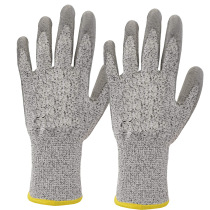 Spot thirteen-needle five-level cut-resistant PU dipped gloves wear-resistant non-slip anti-puncture gloves custom logo