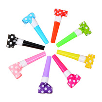  Paper blowing dragon whistle cartoon cheering horn Childrens Day toys Birthday party supplies Luminous reward gifts 61