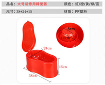 Decoration of temporary simple toilet one-time squatting toilet special plastic toilet for construction adult deodorant toilet