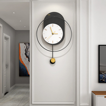 Net red light luxury watch wall clock Living room household Nordic art creative wall hanging modern simple fashion decorative clock