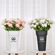 Wake up flower bucket large household flower arrangement bucket flower barrel flower barrel plastic high-grade flower bucket flower shop