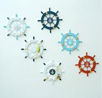 Marine ship rudder 28 cm Decorative Pendant Pendulum at Cracks Rudder Hand Foreign Trade Cross-border Wooden Rudder Mini Rudder Wall-mounted