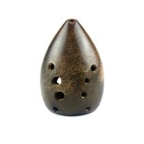 Ten-hole double-cavity smoked treasures pear-shaped Xun professional performing national musical instruments