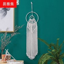 ins Nordic hand-woven tapestry pendant Bohemia dream net wall-mounted shooting props beach towel