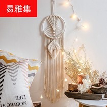Bohemia hand-woven cotton rope dream net tapestry decoration home pendant decoration