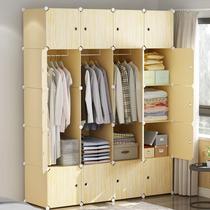 Simple wardrobe cloth assembly childrens wardrobe steel pipe thickened storage storage cabinet simple Modern economy