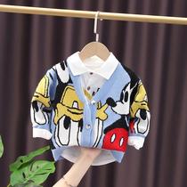 Childrens clothing childrens and womens sweaters 3 spring and autumn foreign baby coat childrens knitted cardigan Korean top 6 years old