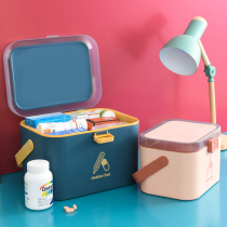 Medicine box family loaded household large-capacity handle multi-layer baby emergency medical care medical storage medicine small medicine box