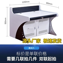 Platform triple custom command center factory direct monitoring console double console wooden work table