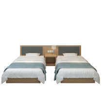 Chengyan Hotel Furniture Guesthouse Bed Hotel Style Apartment furnished with TV cabinet table clothes for the full suite of guest rooms