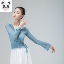 Ballet dance practice uniform female adult classical dance gauze dress square dance dress body dress national dance suit