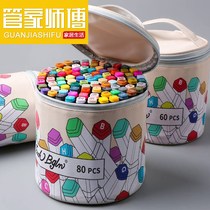 Mark pen storage bag student Mark pen 24 36 48 color storage box Primary School students high capacity Japanese Department