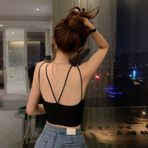 2021 new ice silk beauty back bandeau anti-walking chest wrap chest summer with a base sling can be worn outside vest bra