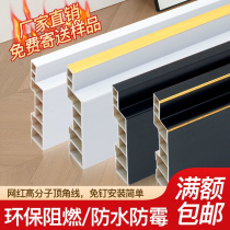 PVC gypsum line polymer decorative line double eyelid line modern D simple yin angle line top corner line pressed edge strip