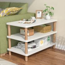 Bed-head cabinet Small minimalist Rectangular Bedside Tea Table Living-room Table Kitchenette cabinet Economy European-style shelves