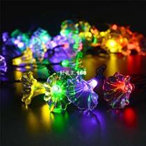 Christmas Flower Solar Lamp Light String 16ft 30LED Morning