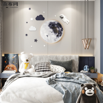 Astronaut wall decoration childrens room wall decoration boy Wall Wall Wall designer with soft decoration metal