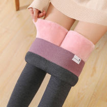 Urban sexy beauty plus velvet padded leggings womens winter super thick lamb velvet wear high waist pants
