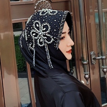 Hui headscarf new hijab head headgear hand fashion lace net red spring and autumn