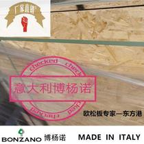 Italy BONZANO Bojano E0 grade OSB3 light steel villa wooden house moisture-proof structure building board