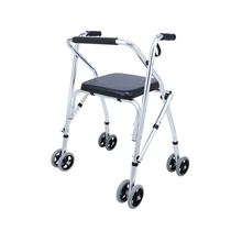 Elderly Walker auxiliary walking wheel promoter thickening seat non-slip wear-resistant folding rehabilitation device