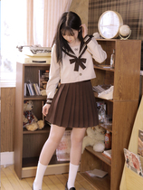 JK uniform sweet skirt suit Full set of Japanese soft girl sailor suit College style schoolgirl uniform class dress Summer