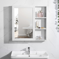 Mirror storage integrated wall-mounted bathroom with shelf Bathroom storage wall-mounted wash basin cabinet combination Waterproof