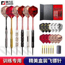 Jianliang flying standard dart needle professional training practice metal darts hard boxed set needle target plate