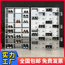 Stainless steel shoe cabinet dust-free purification factory workshop shoe change cabinet laboratory staff multi-grid shoe cabinet shoe stool cabinet