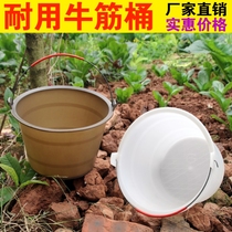 Grey Barrel Cement Barrel Site with large thickened beef tendon Construction decoration paint mortar Clay Works Rubber Barrel Resistant