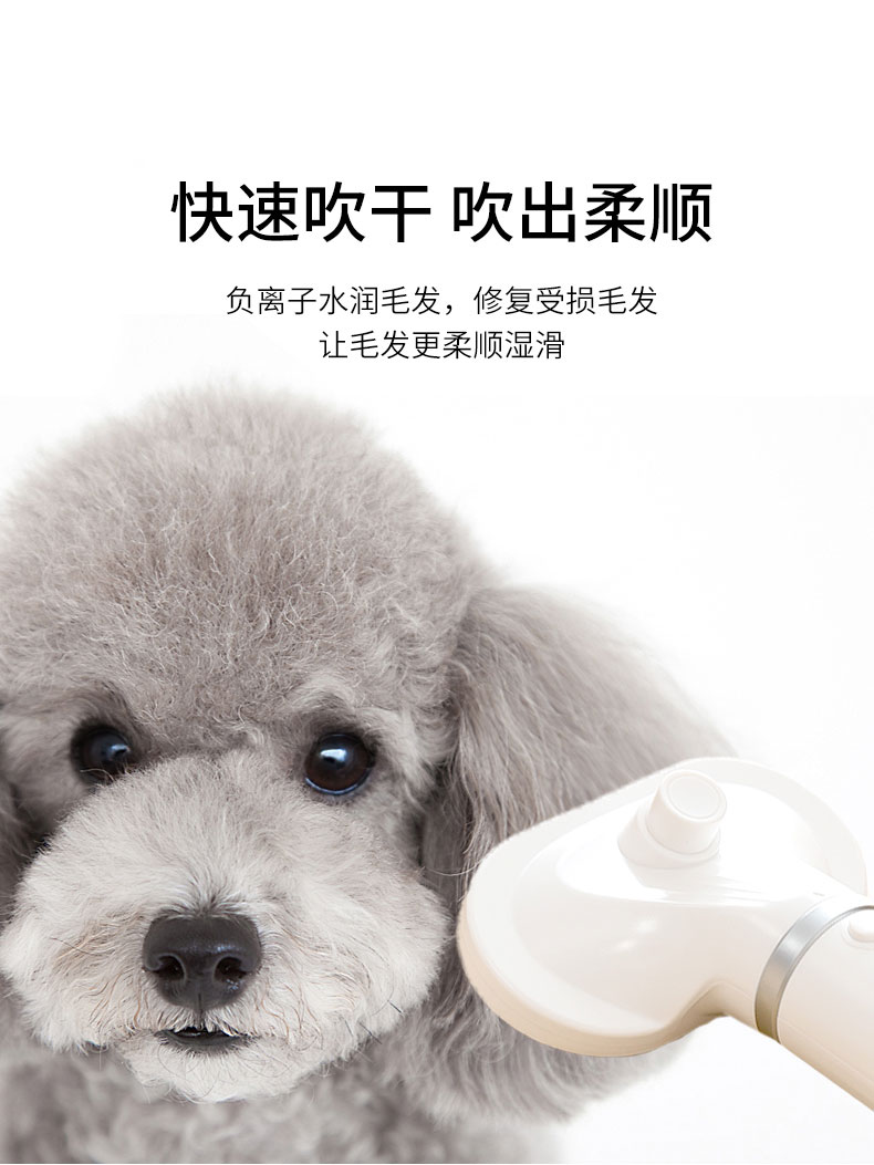 Pet hair dryer Dog hair blowing artifact Bath blow drying hair pulling machine Cat pet drying Teddy special