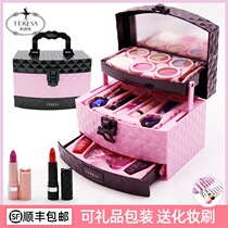 Childrens cosmetics princess makeup box set non-toxic performance little girl birthday gift house toy