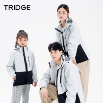 Mother and daughter family of three children charge clothes men's and women's fashion brand coat three-in-one autumn and winter plus velvet family clothes