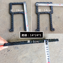 Municipal inspection well ductile iron ladder wellhead step ladder Road and bridge construction safety ladder thickened ladder
