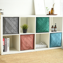 Clothes storage box fabric uncovered foldable toy storage basket storage box underwear storage box fabric finishing box