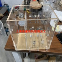 Customized transparent plexiglass liquid filtration tank gas chemical electronic biological experiment operation box processing