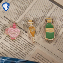 Warner Genuine Harry Potter Potion Series Badge Brooch Fuling Love Potion New Year Gift