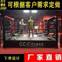 Fighting arena octagonal cage landing standard Muay Thai boxing four sides simple custom boxing ring custom Sanda competition hexagon