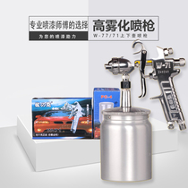 Imported Zoke car small aperture w77 71 upper and lower pot paint spray gun furniture paint topcoat pneumatic spray paint gun