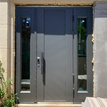 Villa door double door glass door custom zinc alloy security door home country entrance door copper door