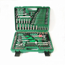 Factory price supply machine repair auto repair wrench 150 pieces socket wrench combination tool set 72 teeth quick wrench