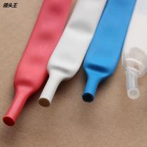 25 4mm color thermal shrinkage tube insulation casing hot melt tube number tube wire tube with adhesive double wall customization