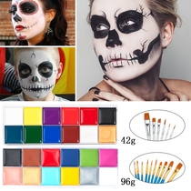 Oil paint makeup face oil painting Childrens Day cosmetics color cream face makeup makeup creative body painting paint face